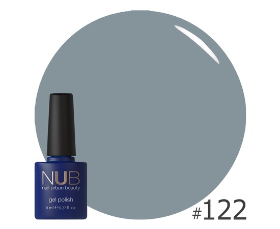 Изображение  Gel polish for nails NUB 8 ml № 122, Volume (ml, g): 8, Color No.: 122