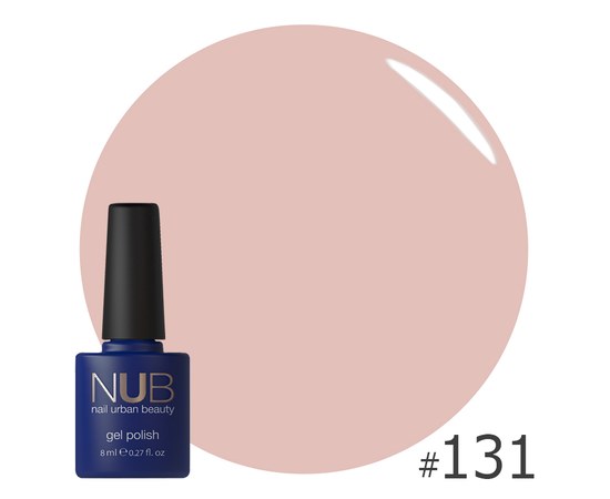 Изображение  Gel polish for nails NUB 8 ml № 131, Volume (ml, g): 8, Color No.: 131