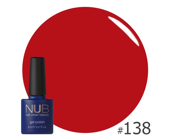 Изображение  Gel polish for nails NUB 8 ml № 138, Volume (ml, g): 8, Color No.: 138