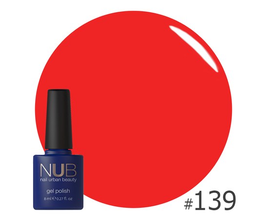 Изображение  Gel polish for nails NUB 8 ml № 139, Volume (ml, g): 8, Color No.: 139