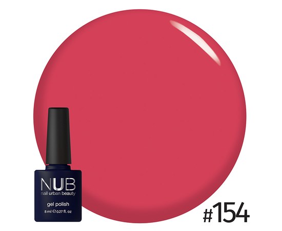 Изображение  Gel polish for nails NUB 8 ml № 154, Volume (ml, g): 8, Color No.: 154