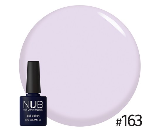 Изображение  Gel polish for nails NUB 8 ml № 163, Volume (ml, g): 8, Color No.: 163