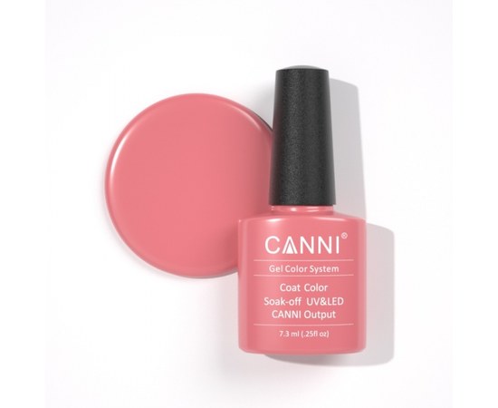 Изображение  Gel polish CANNI 235 nude pink-peach, 7.3 ml, Volume (ml, g): 44992, Color No.: 235