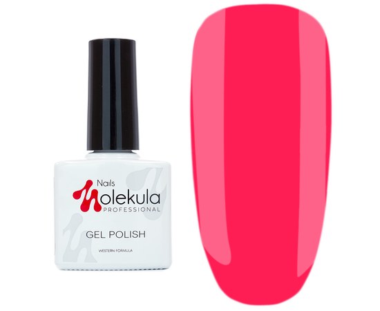 Зображення  Гель-лак для нігтів Nails Molekula Gel Polish 11 мл №018 Яскраво рожевий, Об'єм (мл, г): 11, Цвет №: 18