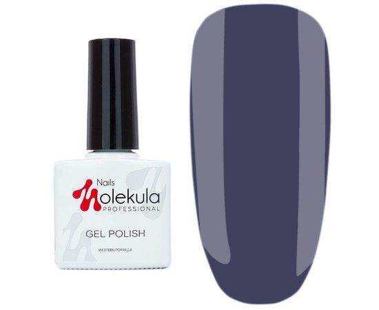 Изображение  Nails Molekula Gel Polish 11 ml, № 047 Graphite, Volume (ml, g): 11, Color No.: 47