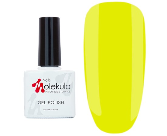 Изображение  Nails Molekula Gel Polish 11 ml, № 095 Lemon neon, Volume (ml, g): 11, Color No.: 95