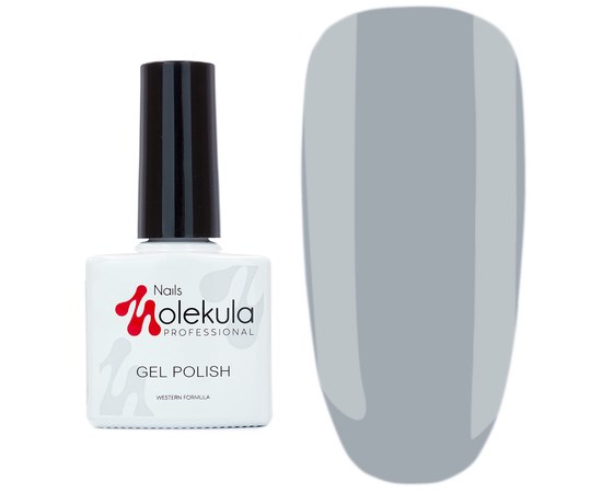 Изображение  Nails Molekula Gel Polish 11 ml, № 157 Gray, Volume (ml, g): 11, Color No.: 157