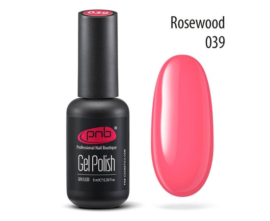 Изображение  Gel polish for nails PNB Gel Polish 8 ml, № 039, Volume (ml, g): 8, Color No.: 39