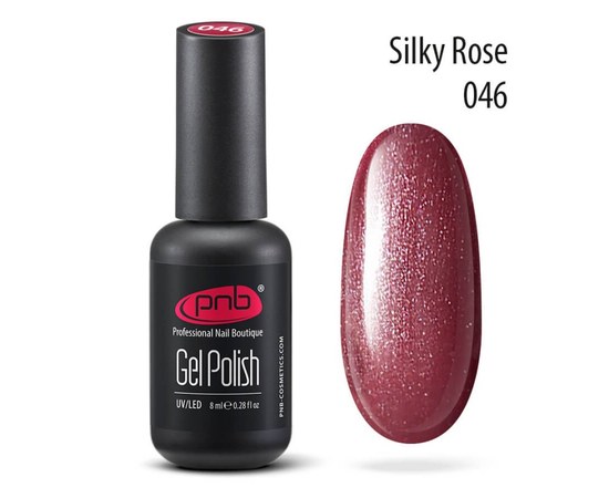 Изображение  Gel polish for nails PNB Gel Polish 8 ml, № 046, Volume (ml, g): 8, Color No.: 46