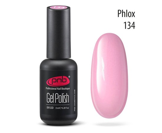 Изображение  Gel polish for nails PNB Gel Polish 8 ml, № 134, Volume (ml, g): 8, Color No.: 134