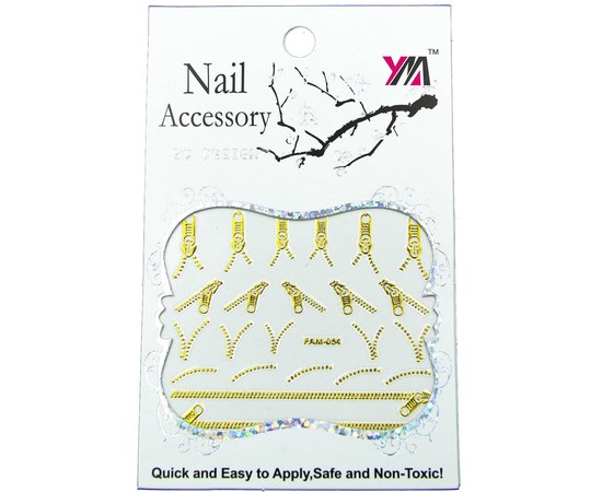 Изображение  Наклейки для дизайна ногтей Nail Accessory — FAM-054