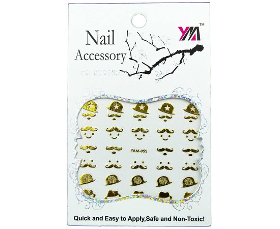 Изображение  Наклейки для дизайна ногтей Nail Accessory — FAM-055