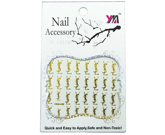 Изображение  Наклейки для дизайна ногтей Nail Accessory — FAM-056