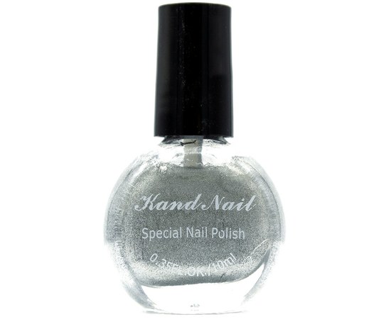 Изображение  Paint for stamping for nails Kand Nail 10 ml – Silver