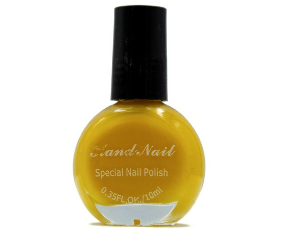 Изображение  Paint for stamping for nails Kand Nail 10 ml – Yellow