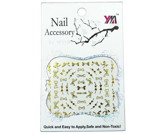 Зображення  Наклейки для дизайну нігтів Nail Accessory — FAM-075