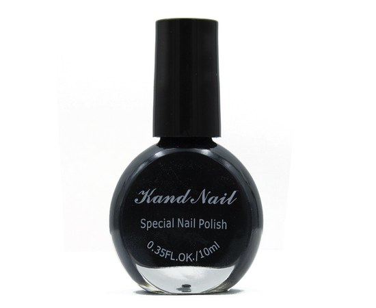 Изображение  Paint for stamping for nails Kand Nail 10 ml – Black
