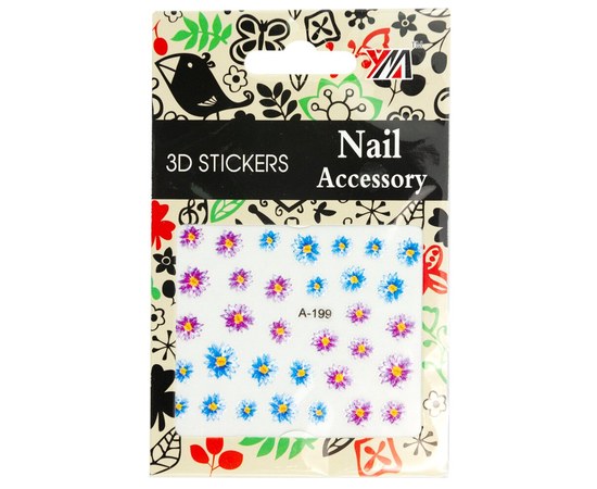 Изображение  Nail Accessory 3D Stickers – A-199