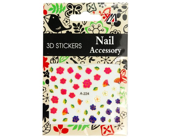 Изображение  Nail Accessory 3D Stickers – A-224