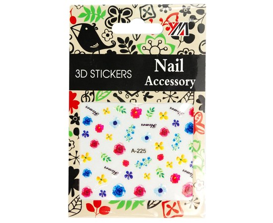 Изображение  3D Nail Art Stickers Nail Accessory – A-225