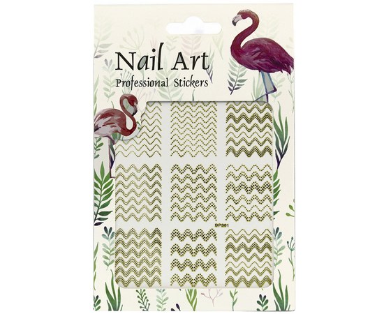Изображение  Наклейки для дизайна ногтей Nail Art Professional Stickers DP 301