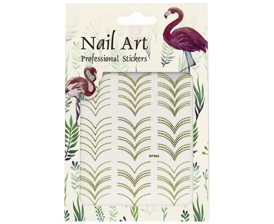 Изображение  Наклейки для дизайна ногтей Nail Art Professional Stickers DP 305
