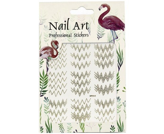 Изображение  Nail Art Professional Stickers DP 312