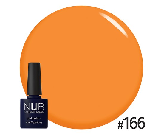 Изображение  Gel polish for nails NUB 8 ml № 166, Volume (ml, g): 8, Color No.: 166