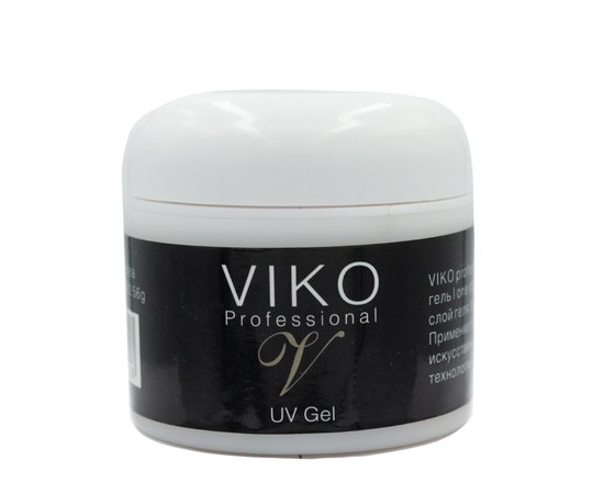 Зображення  Моделюючий гель для нігтів Viko Professional UV Gel Clear 56 мл