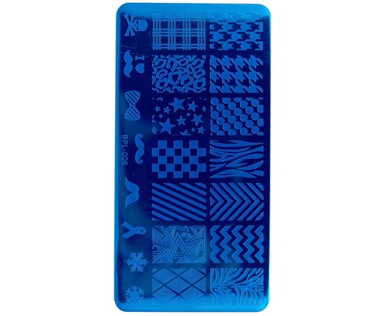 Изображение  Lilly Beaute Nail Stamping Plate – BPL-006