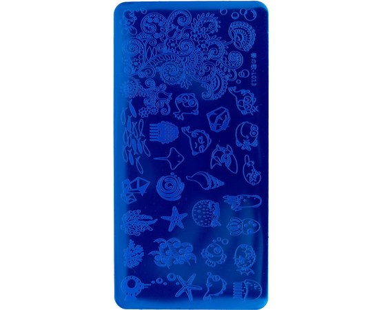 Изображение  Lilly Beaute Nail Stamping Plate – L013
