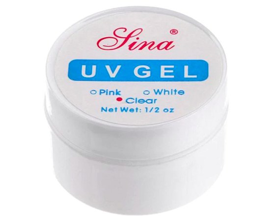 Зображення  Моделюючий гель для нігтів Lina UV Gel Clear 14 мл
