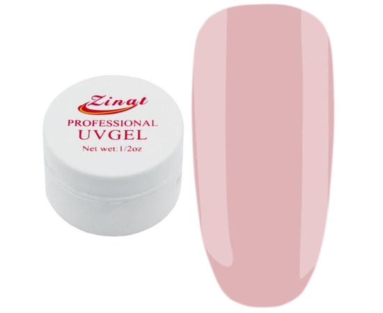 Изображение  Моделирующий гель для ногтей Zinat Professional UV Gel Pink 10 мл