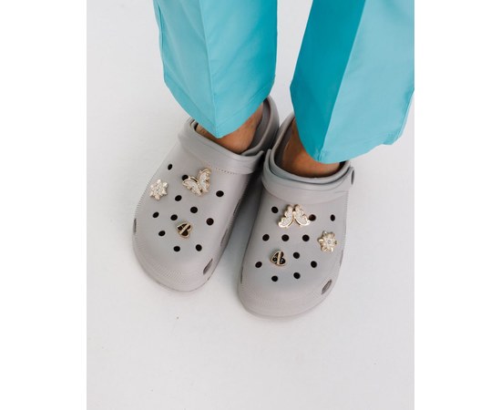 Изображение  Medical women's crocs Eva gray s. 40, "WHITE COAT" 493-328-929, Size: 40, Color: grey