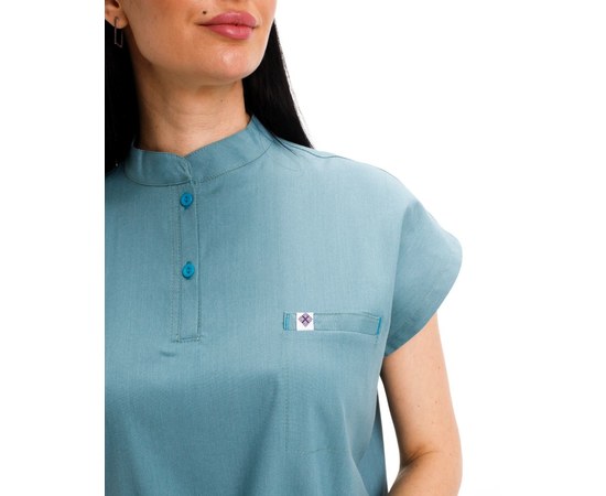 Изображение 4 Medical women's suit Sydney azure-gray s. 50, "WHITE COAT" 497-428-677, Size: 50, Color: azure gray