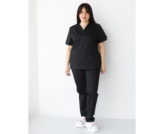 Изображение  Medical women's suit Topaz black +SIZE s. 60, "WHITE COAT" 492-321-705, Size: 60, Color: black