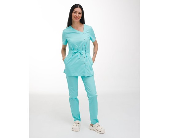 Изображение  Medical women's suit Naomi mint s. 46, "WHITE COAT" 331-441-679, Size: 46, Color: menthol