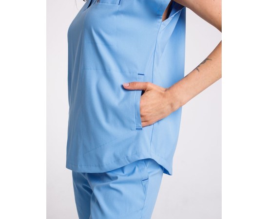 Изображение 10 Medical women's suit Sydney light blue s. 50, "WHITE COAT" 497-333-677, Size: 50, Color: blue light
