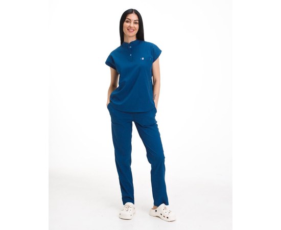 Изображение  Medical women's suit Sydney blue s. 52, "WHITE COAT" 497-322-677, Size: 52, Color: blue