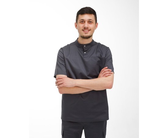 Изображение 3 Medical men's suit Denver dark gray s. 56, "WHITE COAT" 404-408-679, Size: 56, Color: dark grey