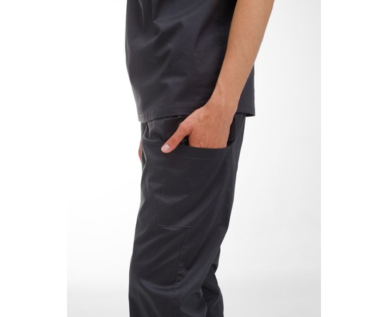 Изображение 7 Medical men's suit Denver dark gray s. 46, "WHITE COAT" 404-408-679, Size: 46, Color: dark grey