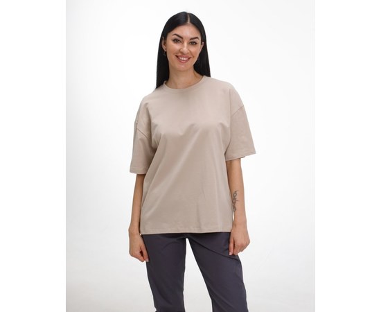 Изображение  Medical T-shirt unisex beige s. 2XL, "WHITE COAT" 453-367-730, Size: 2XL, Color: beige