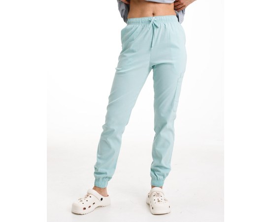 Изображение  Medical women's joggers stretch mint s. 40, "WHITE COAT" 501-332-730, Size: 40, Color: mint