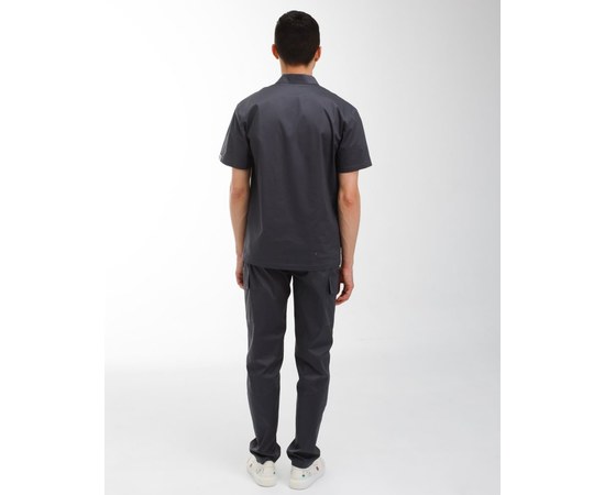 Изображение 2 Medical men's suit Denver dark gray s. 52, "WHITE COAT" 404-408-679, Size: 52, Color: dark grey