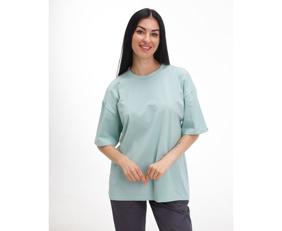 Изображение  Medical T-shirt unisex mint s. 2XL, "WHITE COAT" 453-332-730, Size: 2XL, Color: mint