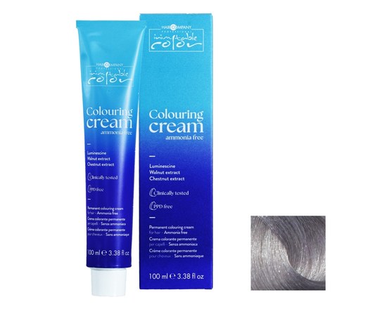 Зображення  М'яка безаміачна крем-фарба для волосся Hair Company Coloring Cream Ammonia Free 11.11 екстраблонд попелястий, 100 мл, Об'єм (мл, г): 100, Цвет №: 11.11 экстраблонд пепельный