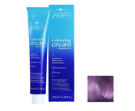 Зображення  М'яка безаміачна крем-фарба для волосся Hair Company Coloring Cream Ammonia Free 11.22 екстраблонд перлинний інтенсивний, 100 мл, Об'єм (мл, г): 100, Цвет №: 11.22 экстраблонд жемчужный интенсивный