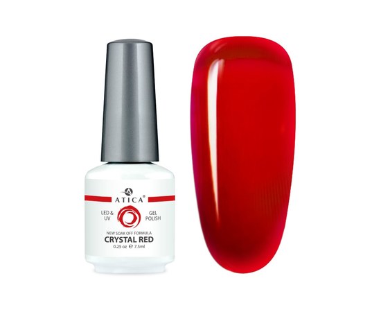 Изображение  Gel nail polish Atica GPM269 Crystal Red, 7.5 ml, Volume (ml, g): 45053, Color No.: 269