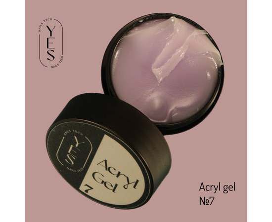 Изображение  Nail modelling gel YES Acrylgel No.07, 15 ml , Volume (ml, g): 15, Color No.: 7, Color: Beige