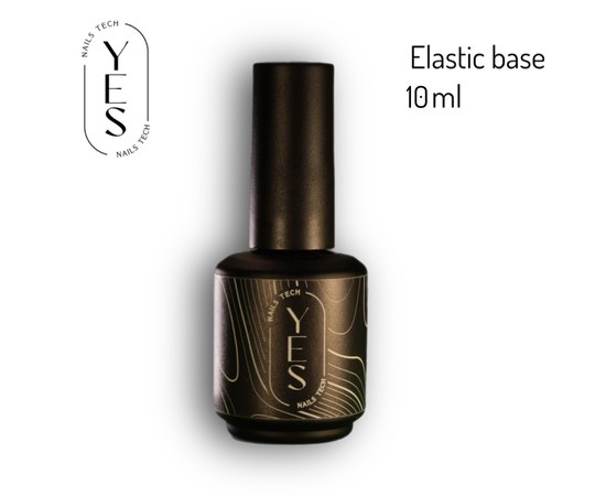 Изображение  Base for gel polish YES Clear Base Elastic, 10 ml